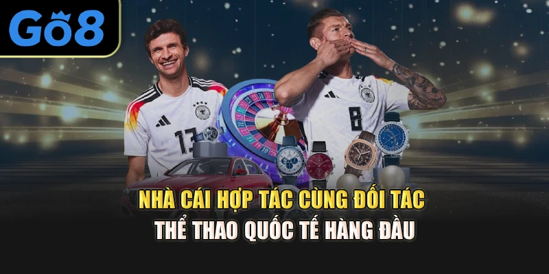 Nhà cái hợp tác cùng đối tác thể thao quốc tế hàng đầu