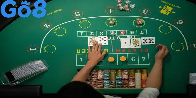 Bảng quy tắc rút lá bài thứ ba Baccarat
